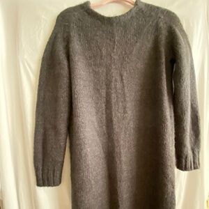 See by Chloe sweater dress, charcoal, size 8